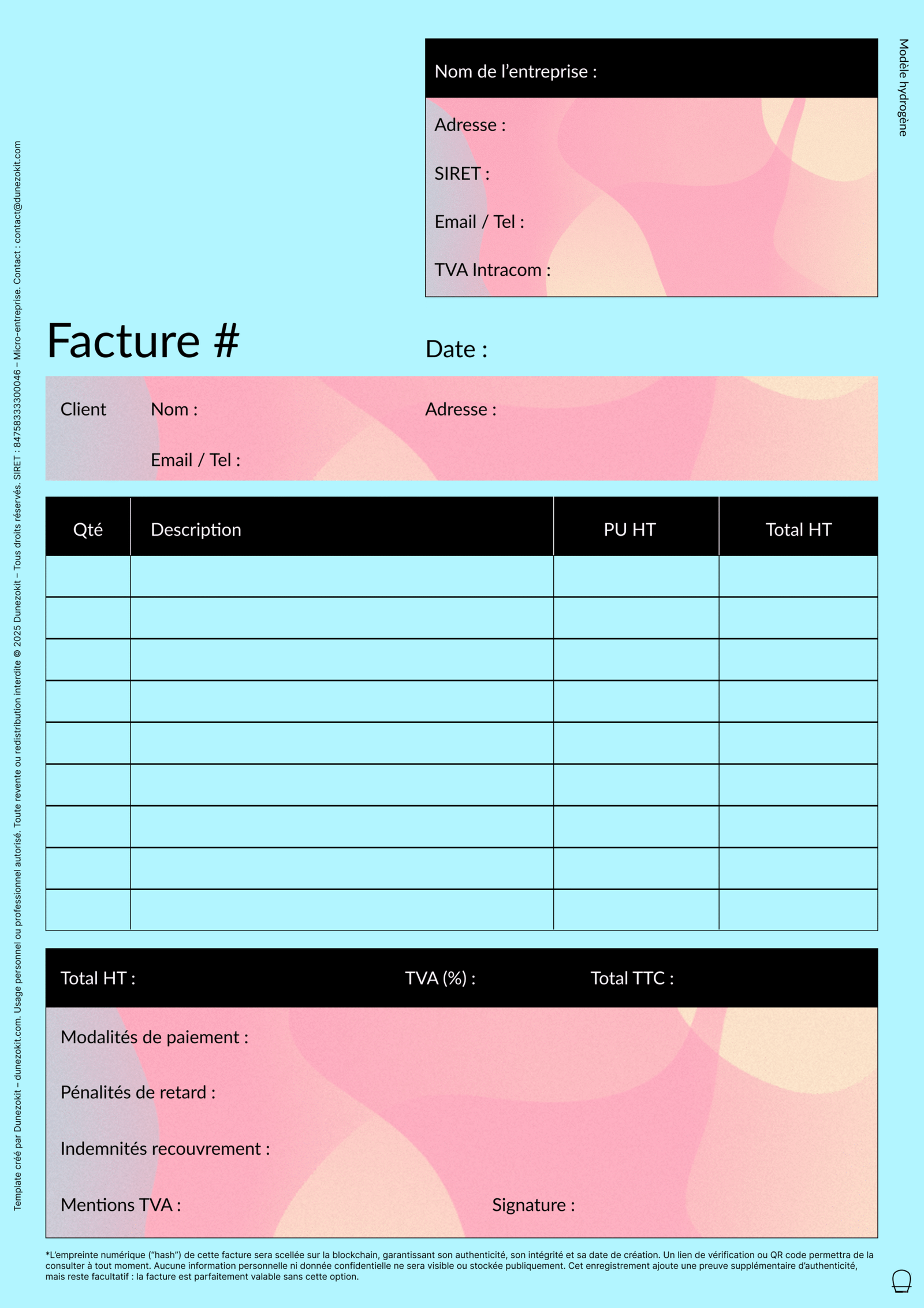 Aperçu document (facture)